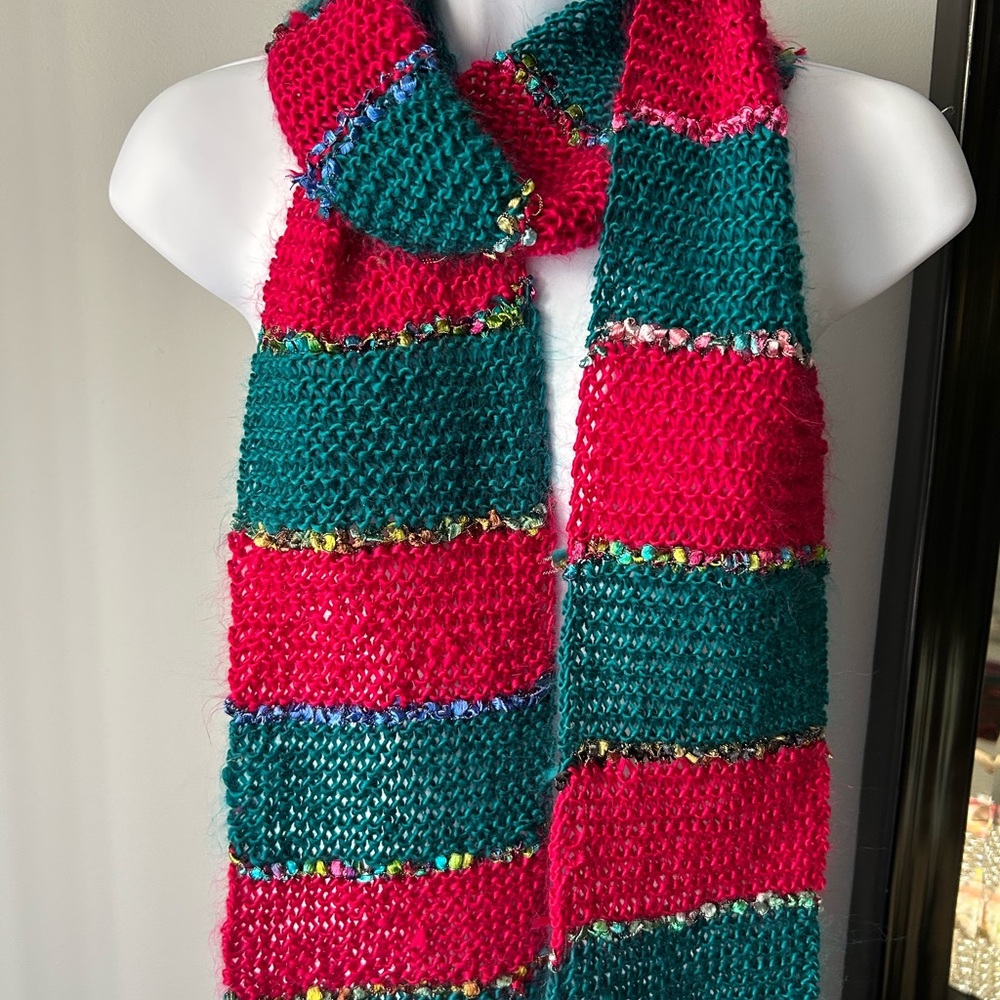 Colorful Knit Scarf